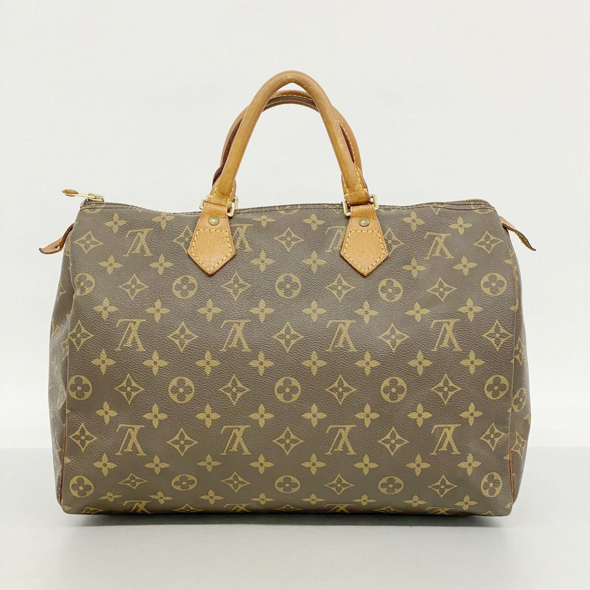 【6cb1987】ルイヴィトン ハンドバッグ モノグラム スピーディ35 M41107 ブラウン【中古】レディース