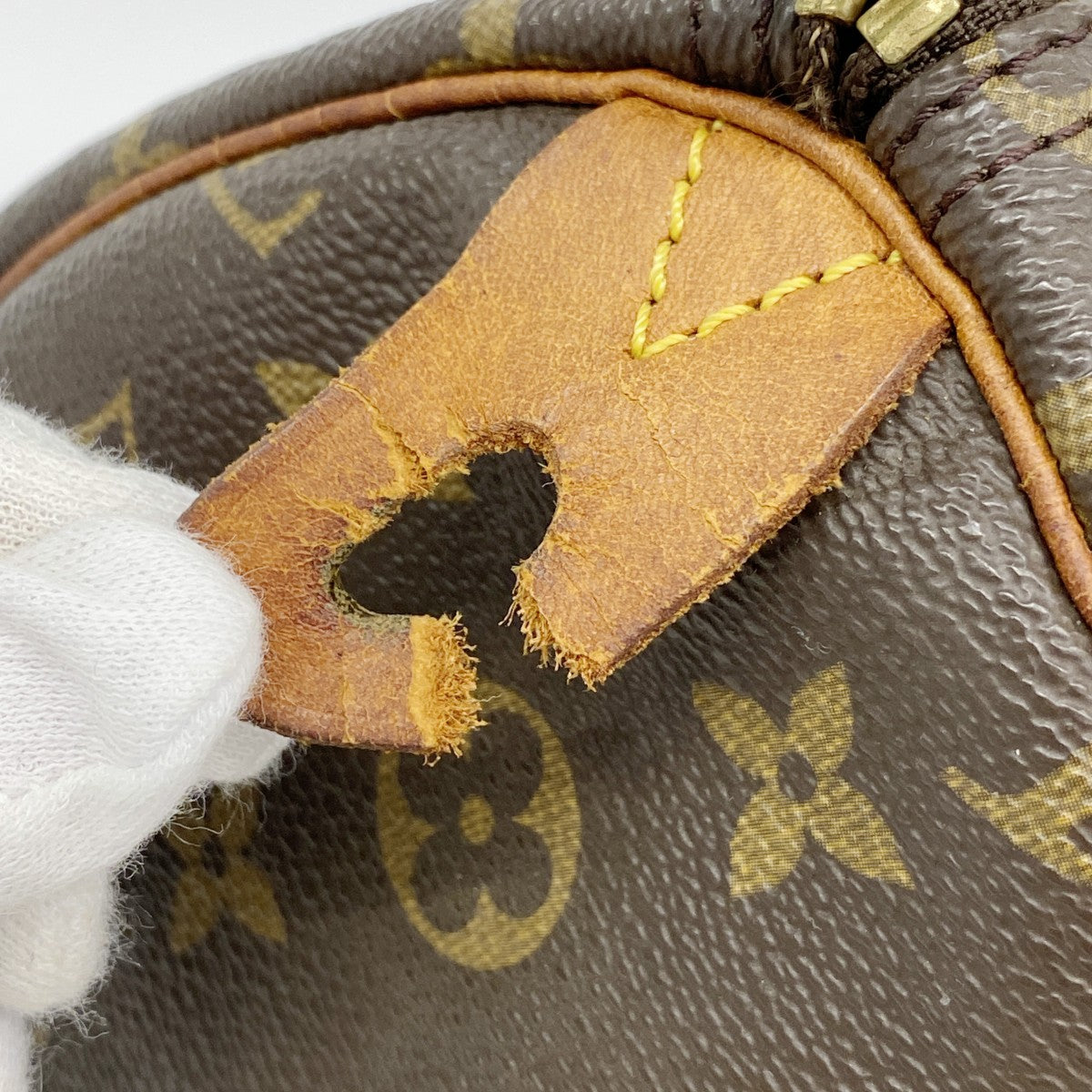 【6cb1987】ルイヴィトン ハンドバッグ モノグラム スピーディ35 M41107 ブラウン【中古】レディース