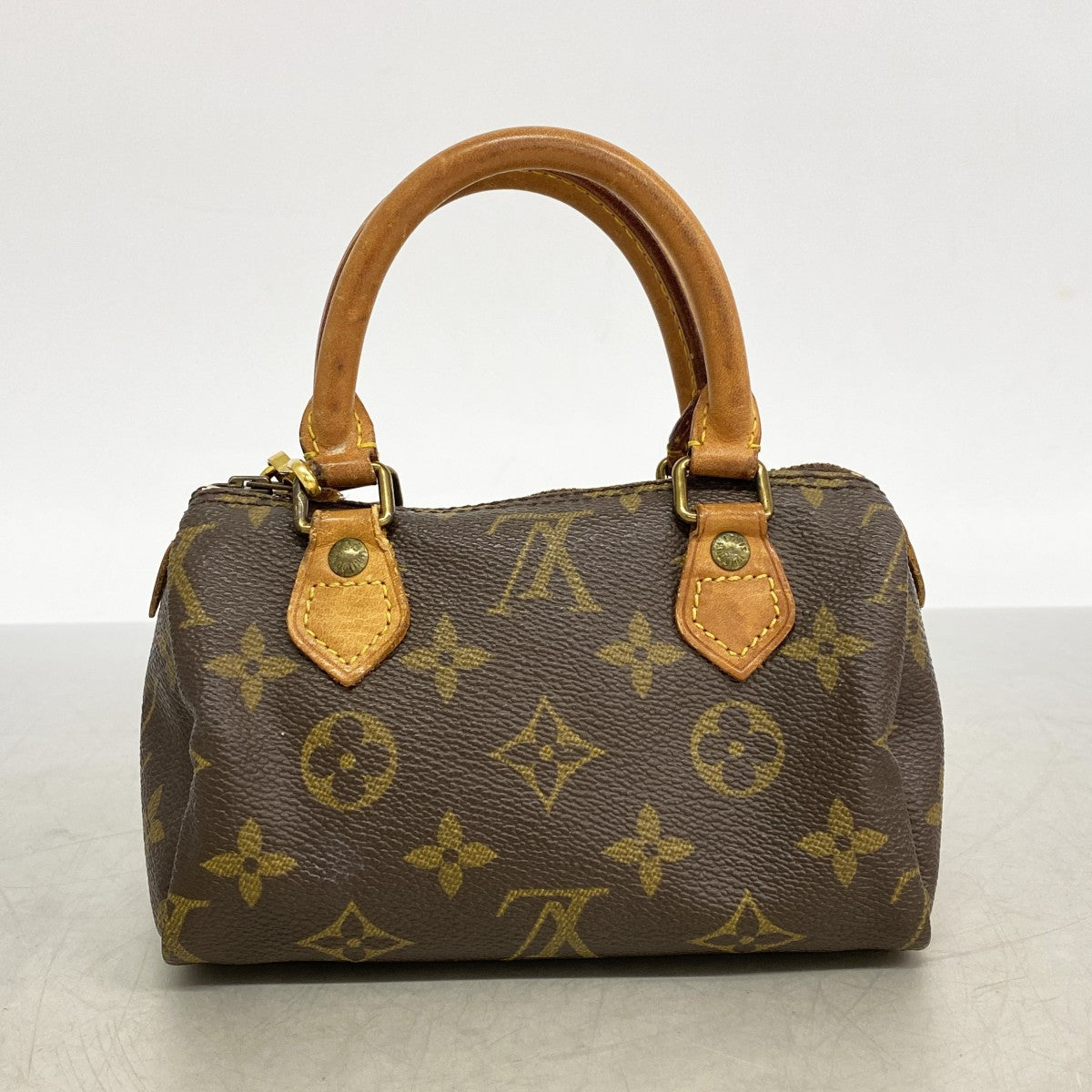 【6cb2000】ルイヴィトン ハンドバッグ モノグラム ミニ スピーディ M41534 ブラウン 2wayバッグ【中古】レディース