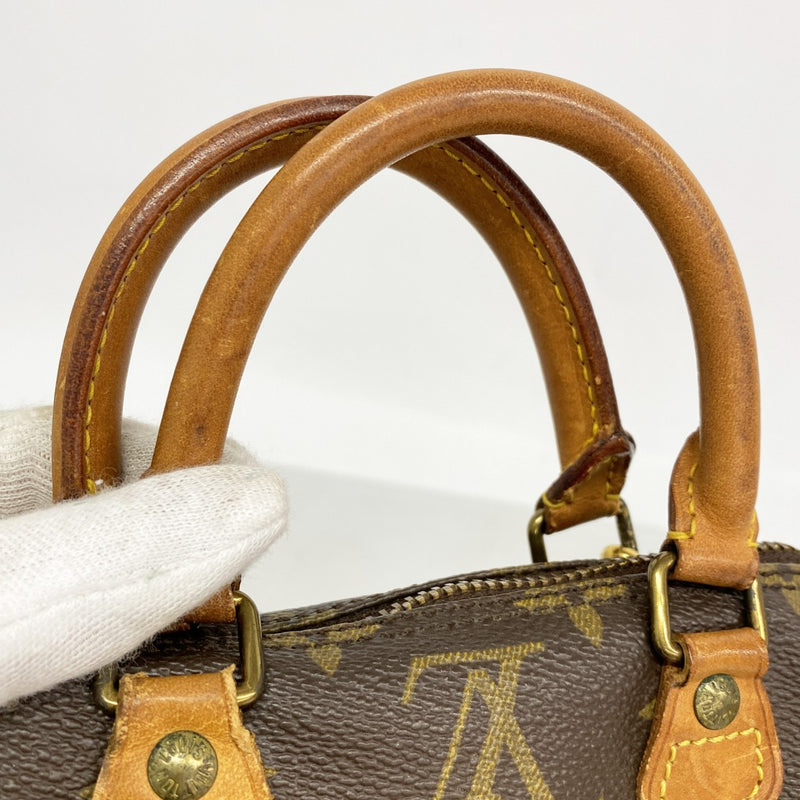 【6cb2000】ルイヴィトン ハンドバッグ モノグラム ミニ スピーディ M41534 ブラウン 2wayバッグ【中古】レディース