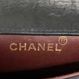 【6cb2056-k】シャネル ショルダーバッグ ミニマトラッセ チェーンショルダー ラムスキン ブラック ゴールド金具【中古】レディース