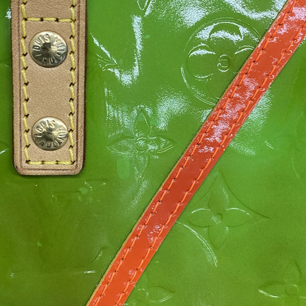 ★最終価格★SALE【6cb2079】ルイヴィトン ハンドバッグ ヴェルニ・フルオ リードPM M91904 ベール ロバートウィルソンコラボ【中古】レディース