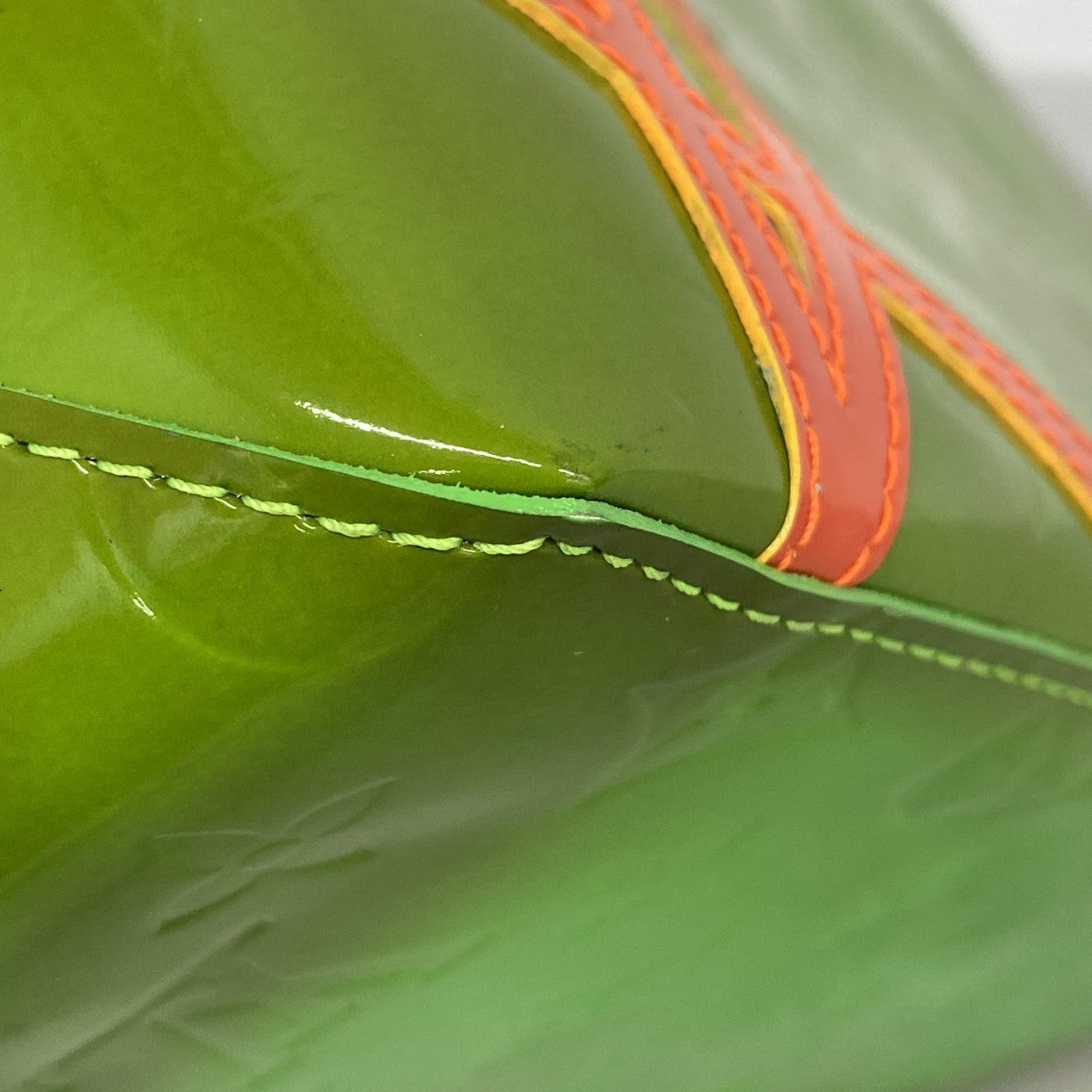 ★最終価格★SALE【6cb2079】ルイヴィトン ハンドバッグ ヴェルニ・フルオ リードPM M91904 ベール ロバートウィルソンコラボ【中古】レディース