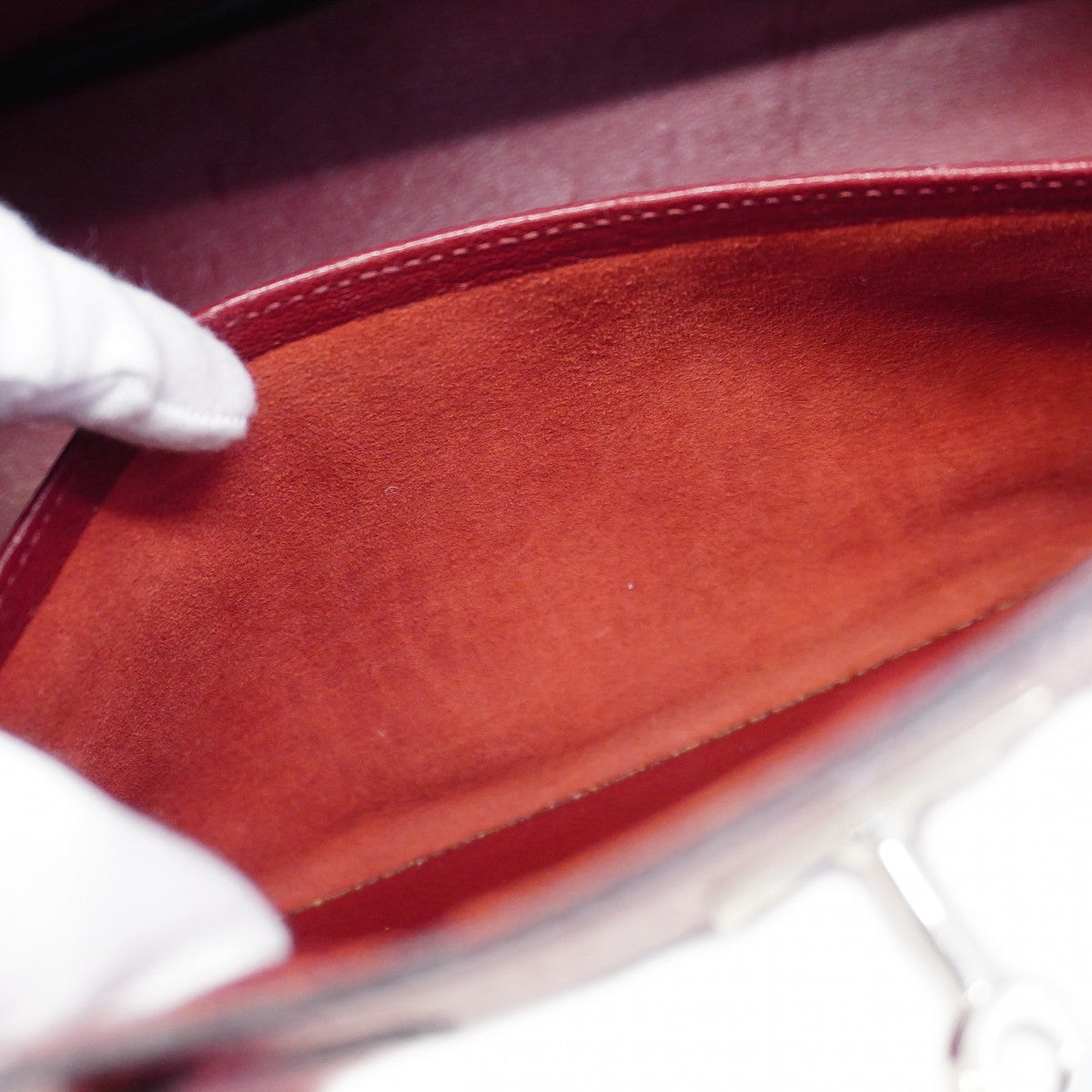 【6cb2108-g】エルメス ハンドバッグ バーキン30 二ロティカスマット ブレイズ シルバー金具 □J刻印【中古】レディース