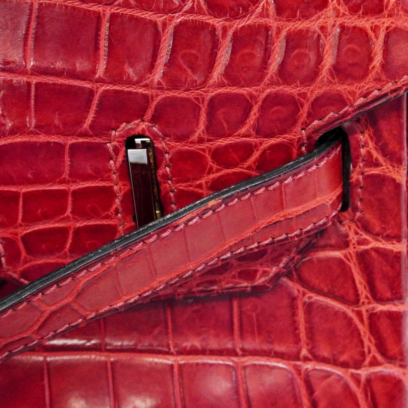 【6cb2108-g】エルメス ハンドバッグ バーキン30 二ロティカスマット ブレイズ シルバー金具 □J刻印【中古】レディース