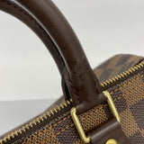 【6cb2130】ルイヴィトン ハンドバッグ ダミエ スピーディ25 N41365 エベヌ【中古】レディース