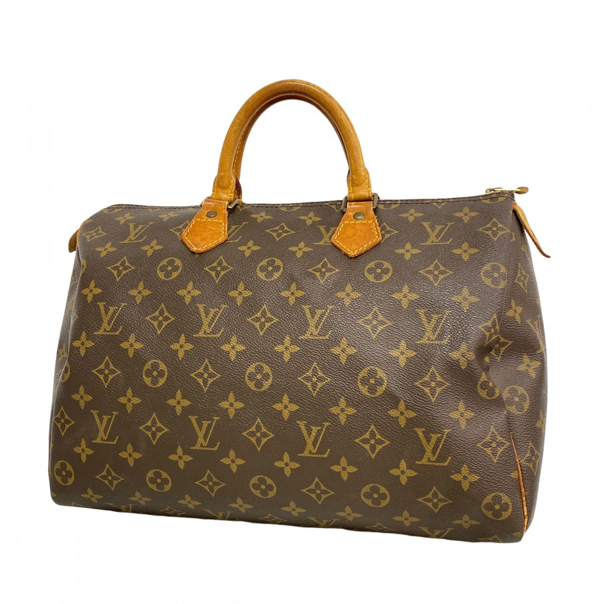 【6cb2161】ルイヴィトン ハンドバッグ モノグラム スピーディ35 M41107 ブラウン【中古】レディース