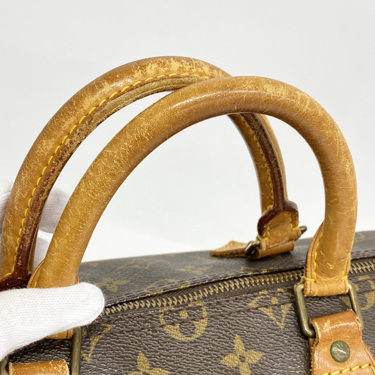 【6cb2161】ルイヴィトン ハンドバッグ モノグラム スピーディ35 M41107 ブラウン【中古】レディース