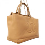 【6cb2239-k】シャネル ハンドバッグ マトラッセ チェーンショルダー キャビアスキン ブラウン シルバー金具 2wayバッグ【中古】レディース