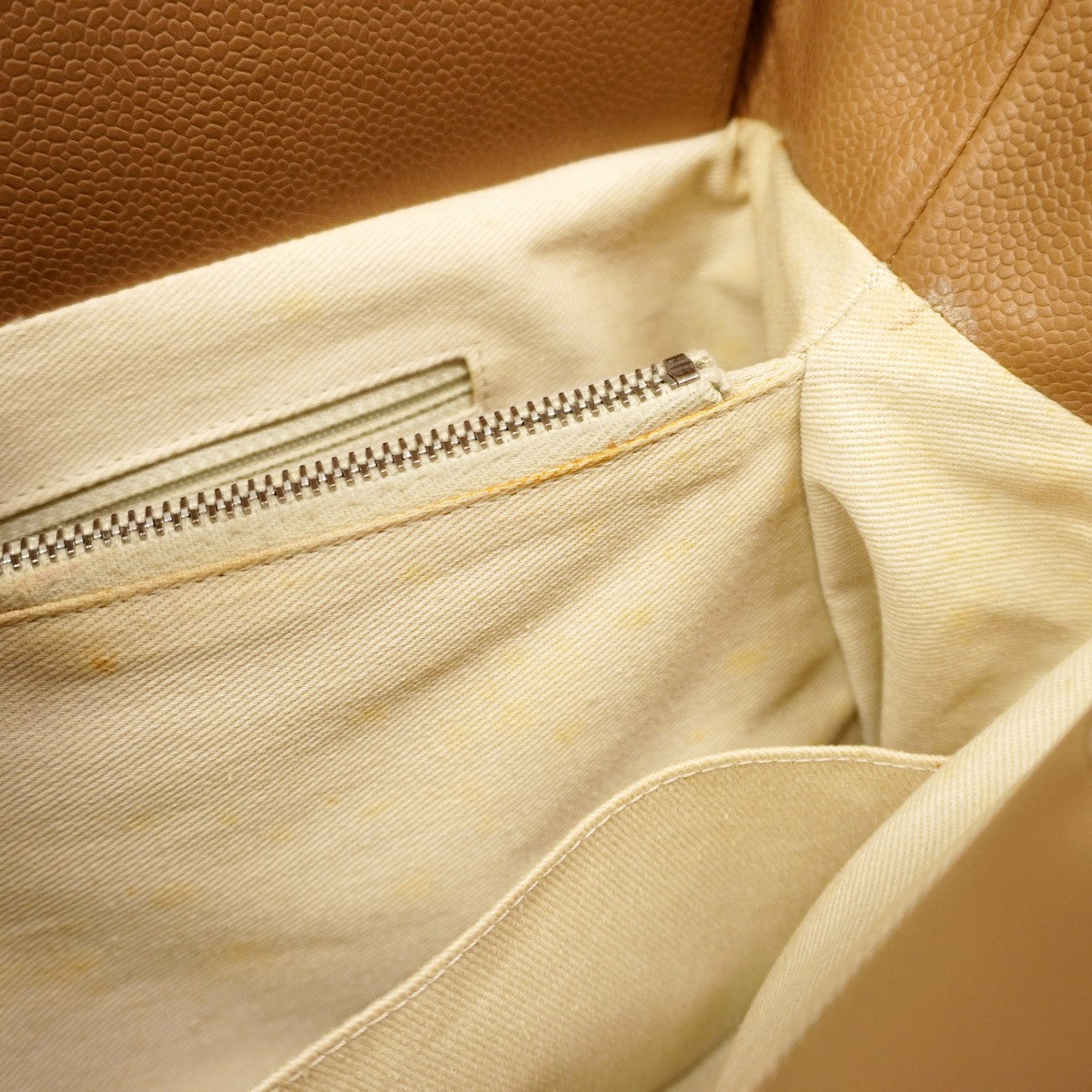 【6cb2239-k】シャネル ハンドバッグ マトラッセ チェーンショルダー キャビアスキン ブラウン シルバー金具 2wayバッグ【中古】レディース