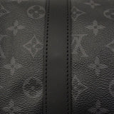 【6cb2240-k】ルイヴィトン ボストンバッグ モノグラム・エクリプス キーポルバンドリエール45 M40569 ブラック【中古】メンズ