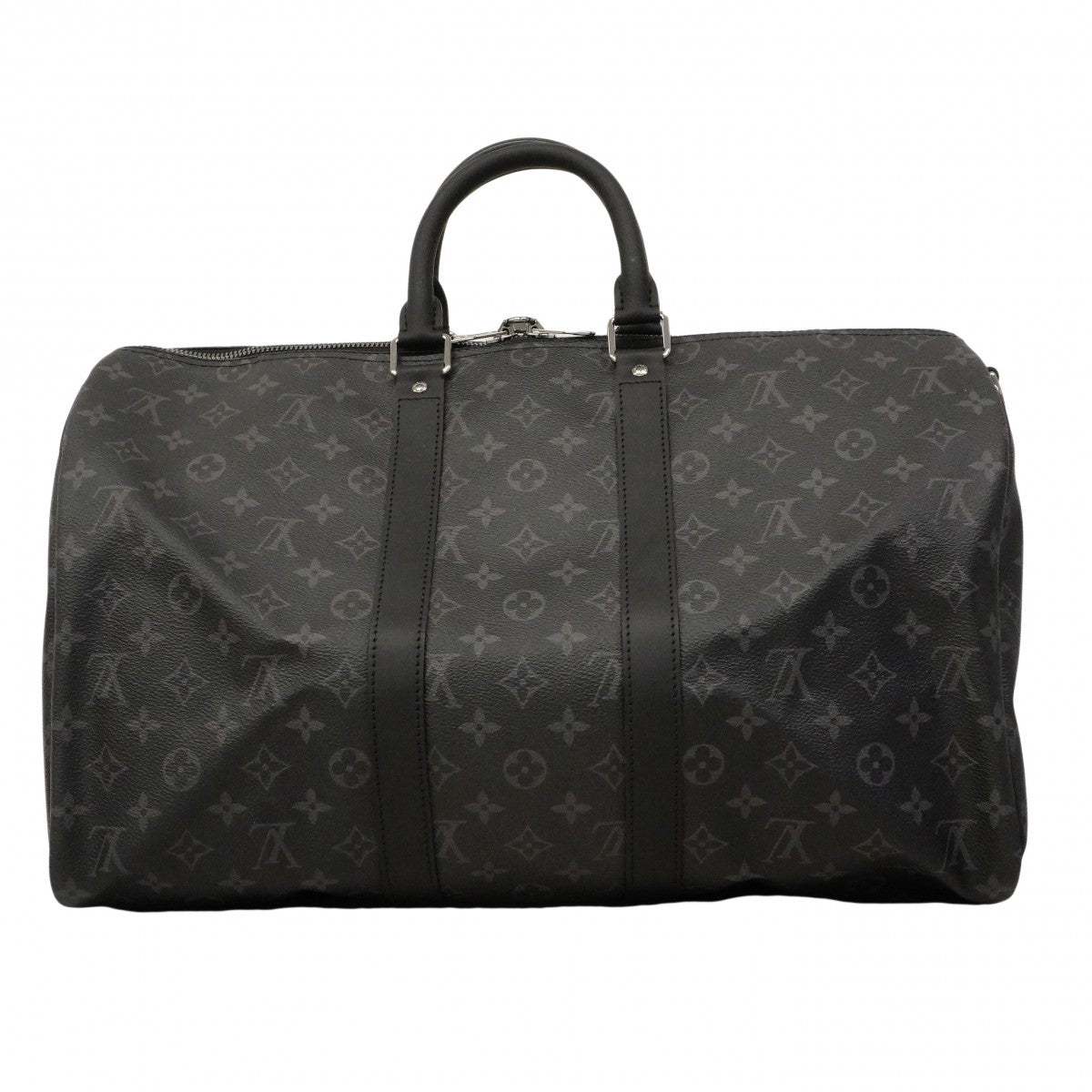 【6cb2240-k】ルイヴィトン ボストンバッグ モノグラム・エクリプス キーポルバンドリエール45 M40569 ブラック【中古】メンズ