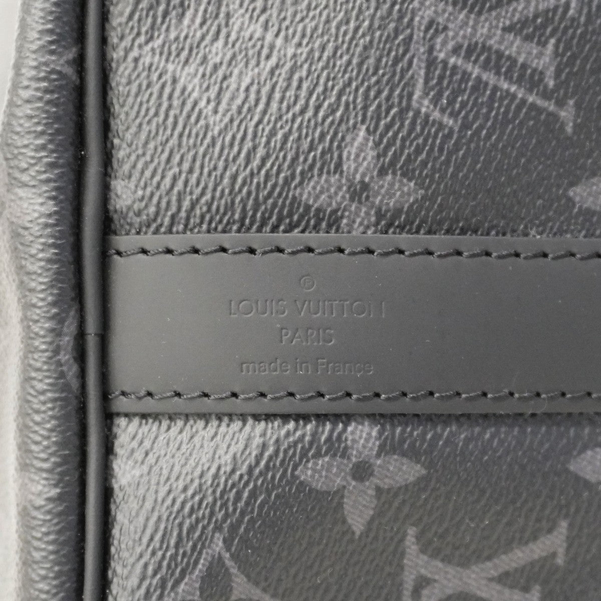 【6cb2240-k】ルイヴィトン ボストンバッグ モノグラム・エクリプス キーポルバンドリエール45 M40569 ブラック【中古】メンズ