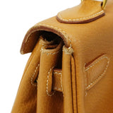 【6cb2241】エルメス リュック・デイパック ケリーアドGM アルデンヌ ナチュラル ゴールド金具 ○Z刻印【中古】レディース