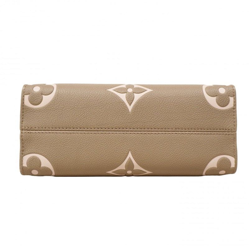 ★在庫処分★最終価格【6cb2245】ルイヴィトン ハンドバッグ モノグラム・アンプラント バイカラー オンザゴ—PM M45779 トゥルトレールクレーム 2wayバッグ【中古】レディース