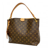 【6cb2270-k】ルイヴィトン ショルダーバッグ モノグラム グレースフルPM M43701 ブラウン ベージュ【中古】レディース