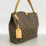 【6cb2270-k】ルイヴィトン ショルダーバッグ モノグラム グレースフルPM M43701 ブラウン ベージュ【中古】レディース