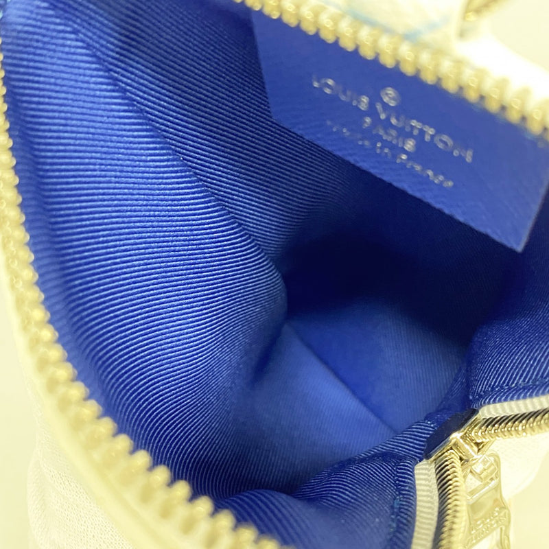 【6cb2272-k】ルイヴィトン ショルダーバッグ モノグラム・パステルカラーズ ブロックLV M57277 マルチカラー ホワイト【中古】メンズ レディース ユニセックス