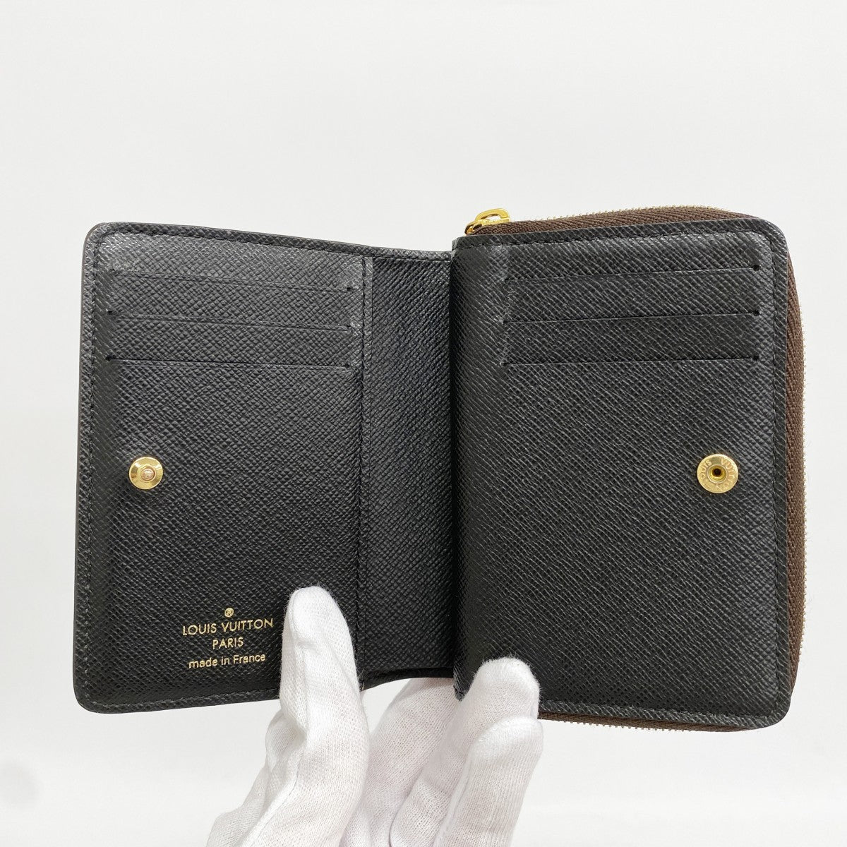 【6cb2273-k】ルイヴィトン 財布 モノグラム・リバース ポルトフォイユルー M81461 ブラウン【中古】レディース