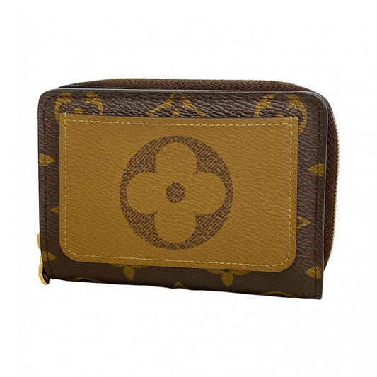 【6cb2273-k】ルイヴィトン 財布 モノグラム・リバース ポルトフォイユルー M81461 ブラウン【中古】レディース