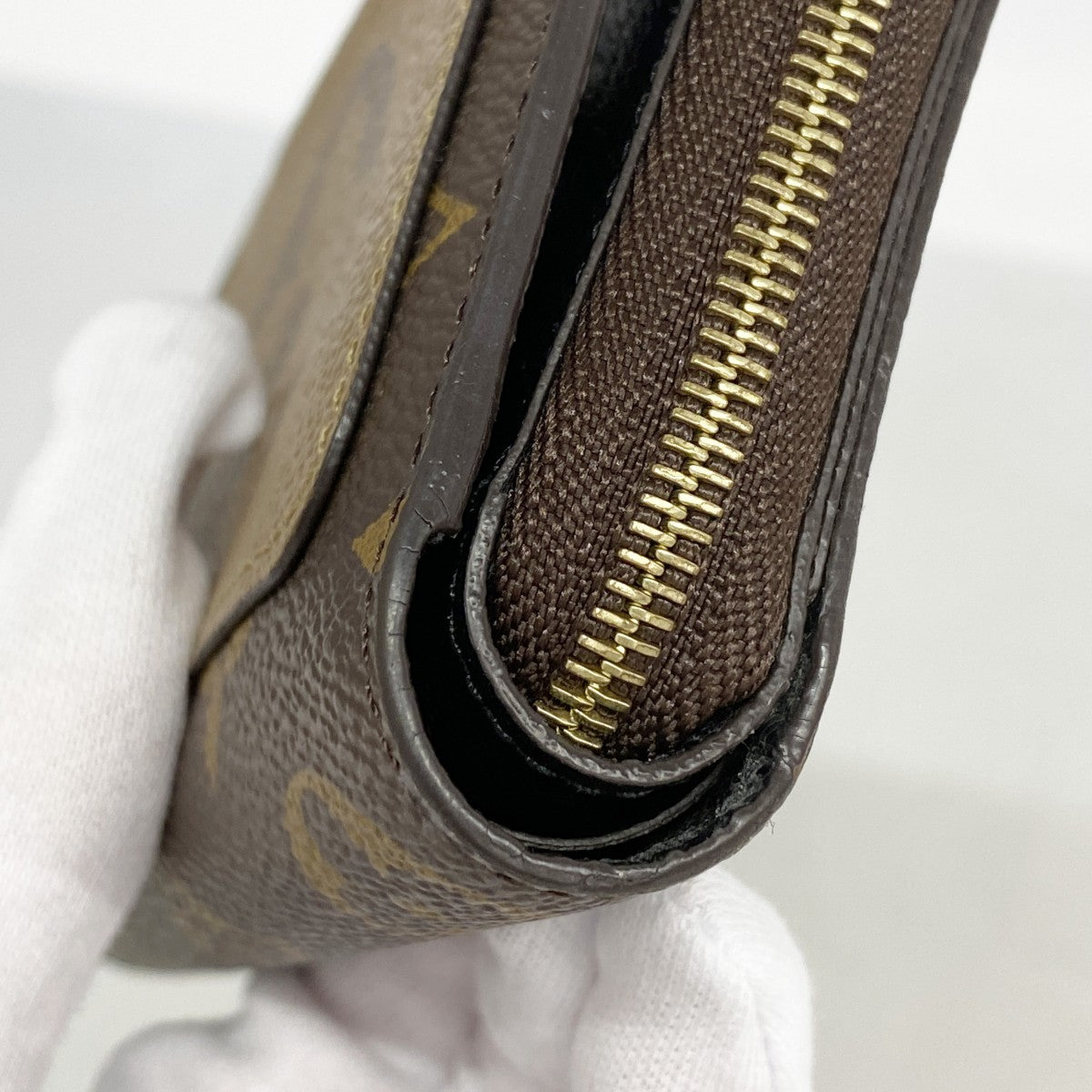 【6cb2273-k】ルイヴィトン 財布 モノグラム・リバース ポルトフォイユルー M81461 ブラウン【中古】レディース