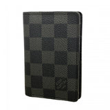 【6cb2274-k】ルイヴィトン カードケース ダミエ・グラフィット オーガナイザードゥポッシュ N63075 ブラック【中古】メンズ