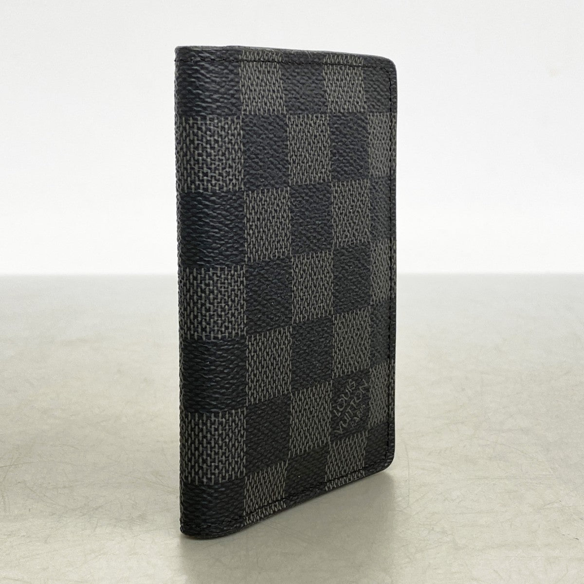 【6cb2274-k】ルイヴィトン カードケース ダミエ・グラフィット オーガナイザードゥポッシュ N63075 ブラック【中古】メンズ