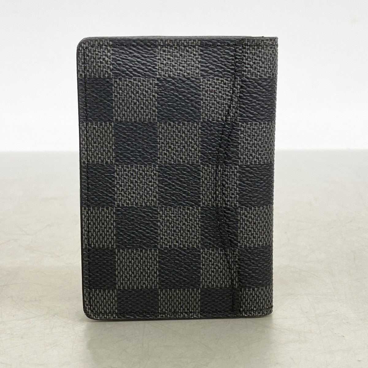 【6cb2274-k】ルイヴィトン カードケース ダミエ・グラフィット オーガナイザードゥポッシュ N63075 ブラック【中古】メンズ