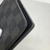 【6cb2274-k】ルイヴィトン カードケース ダミエ・グラフィット オーガナイザードゥポッシュ N63075 ブラック【中古】メンズ