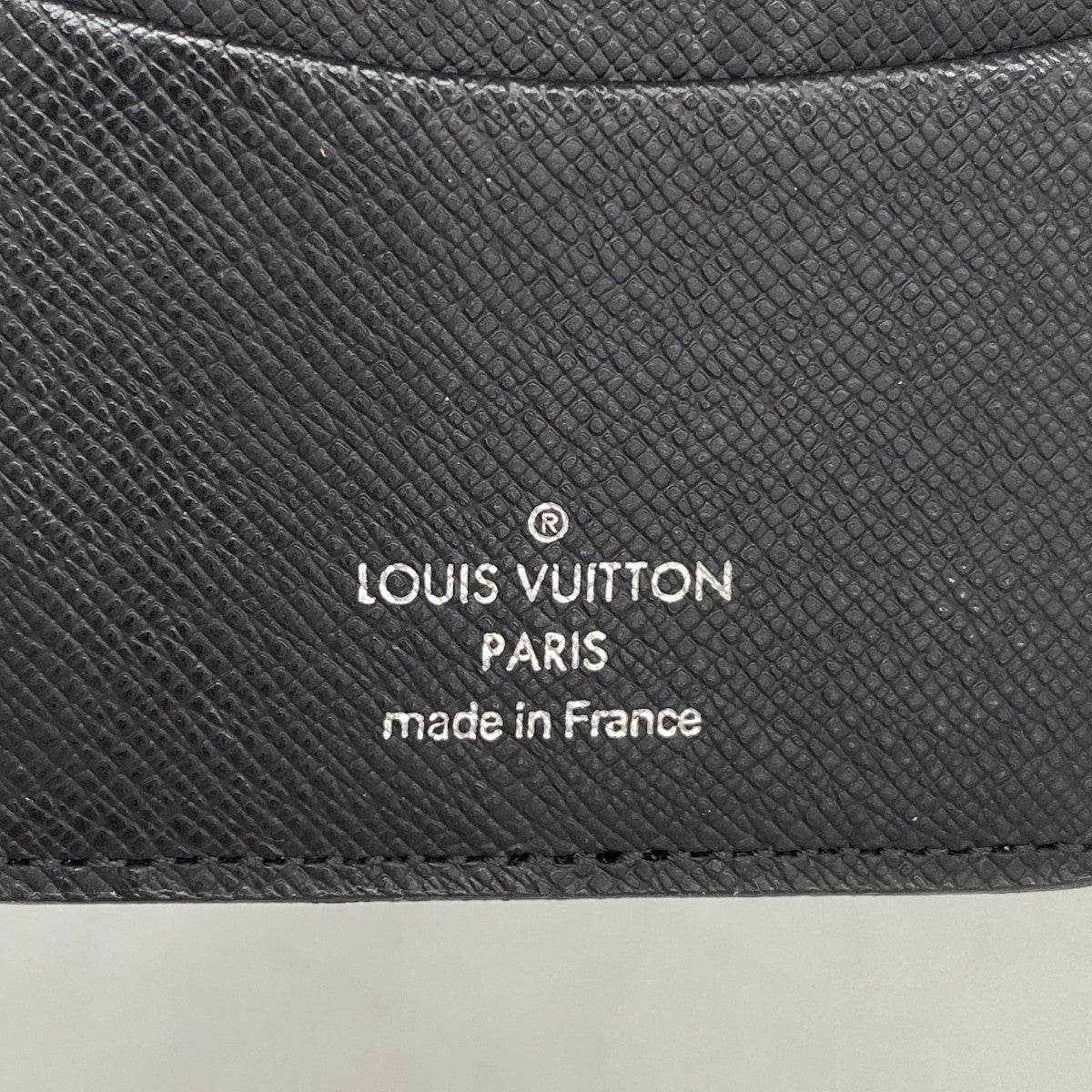 【6cb2274-k】ルイヴィトン カードケース ダミエ・グラフィット オーガナイザードゥポッシュ N63075 ブラック【中古】メンズ