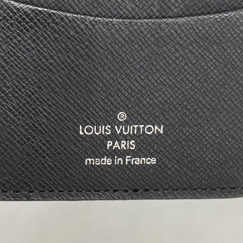 【6cb2274-k】ルイヴィトン カードケース ダミエ・グラフィット オーガナイザードゥポッシュ N63075 ブラック【中古】メンズ