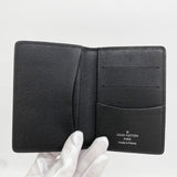 【6cb2274-k】ルイヴィトン カードケース ダミエ・グラフィット オーガナイザードゥポッシュ N63075 ブラック【中古】メンズ