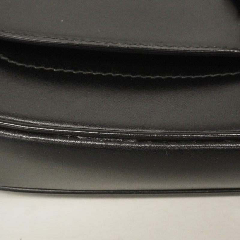 【6cb2275】グッチ ハンドバッグ ジャッキー 001 3824 レザー ブラック シルバー金具【中古】レディース