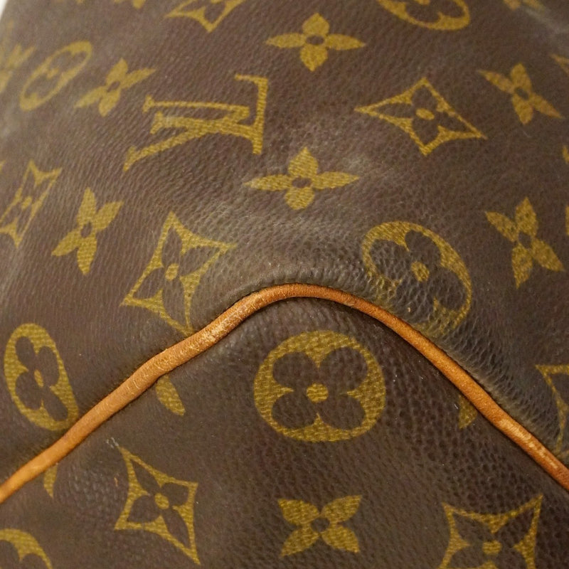 【6cb2278】ルイヴィトン ハンドバッグ モノグラム スピーディ40 M41106 ブラウン【中古】レディース