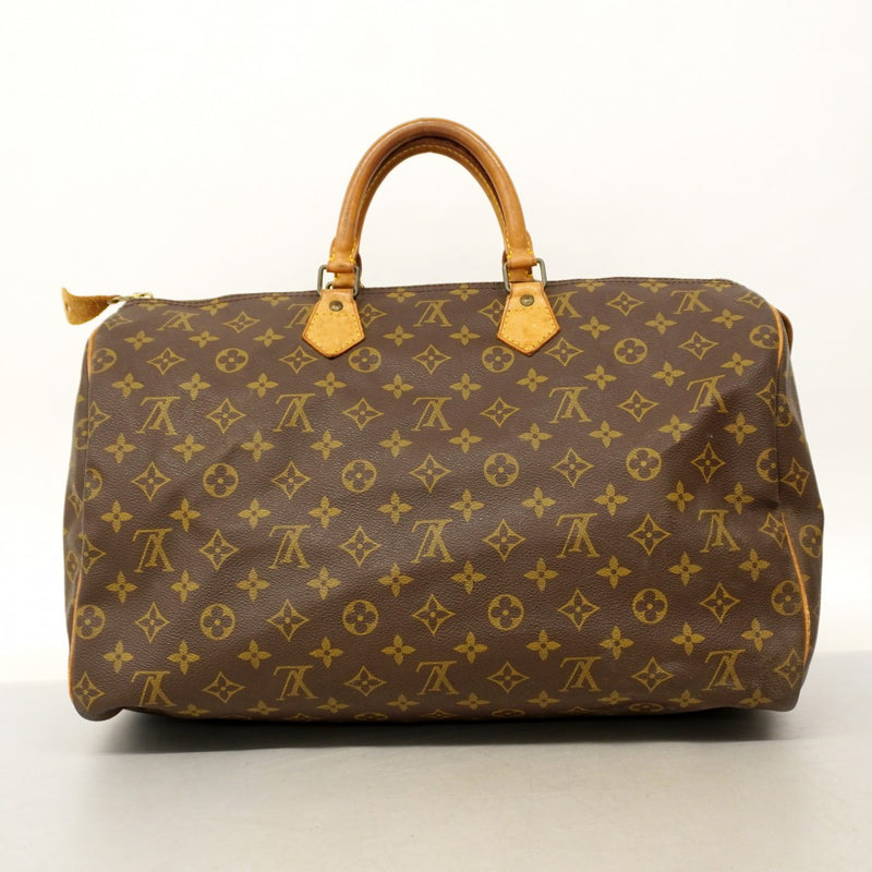 【6cb2278】ルイヴィトン ハンドバッグ モノグラム スピーディ40 M41106 ブラウン【中古】レディース
