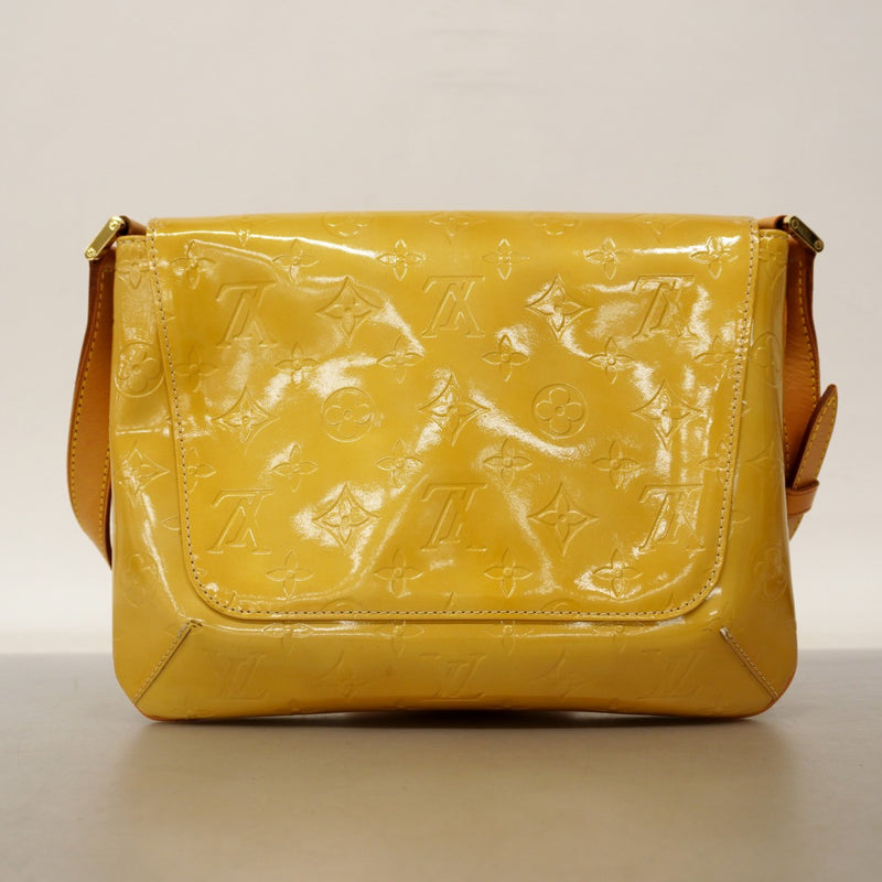 【6cb2279】ルイヴィトン ショルダーバッグ ヴェルニ トンプソンストリート M91008 ベージュ【中古】レディース