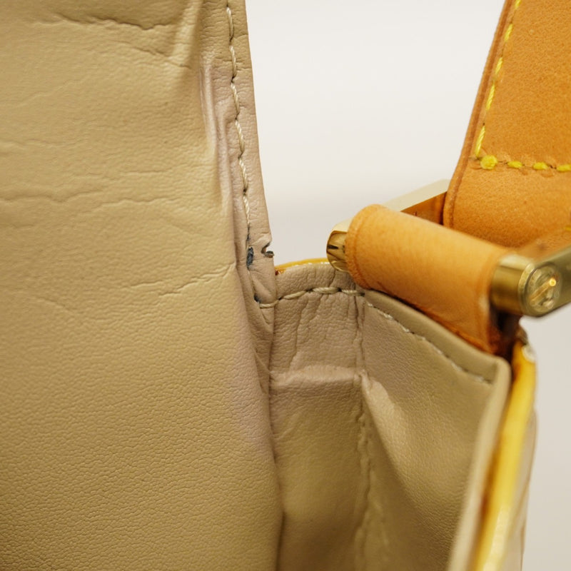 【6cb2279】ルイヴィトン ショルダーバッグ ヴェルニ トンプソンストリート M91008 ベージュ【中古】レディース