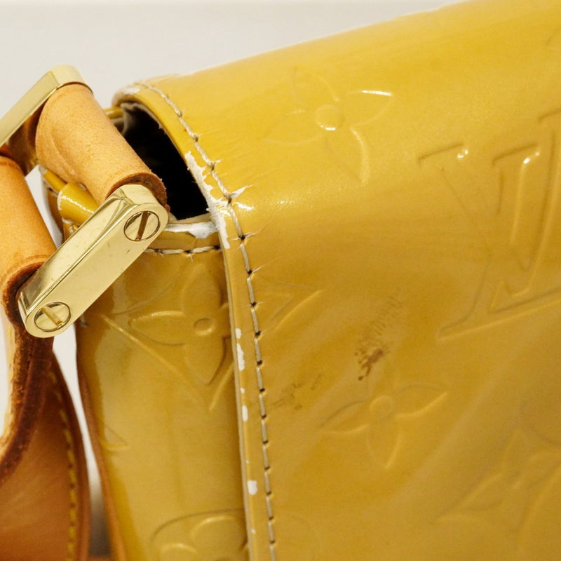 【6cb2279】ルイヴィトン ショルダーバッグ ヴェルニ トンプソンストリート M91008 ベージュ【中古】レディース