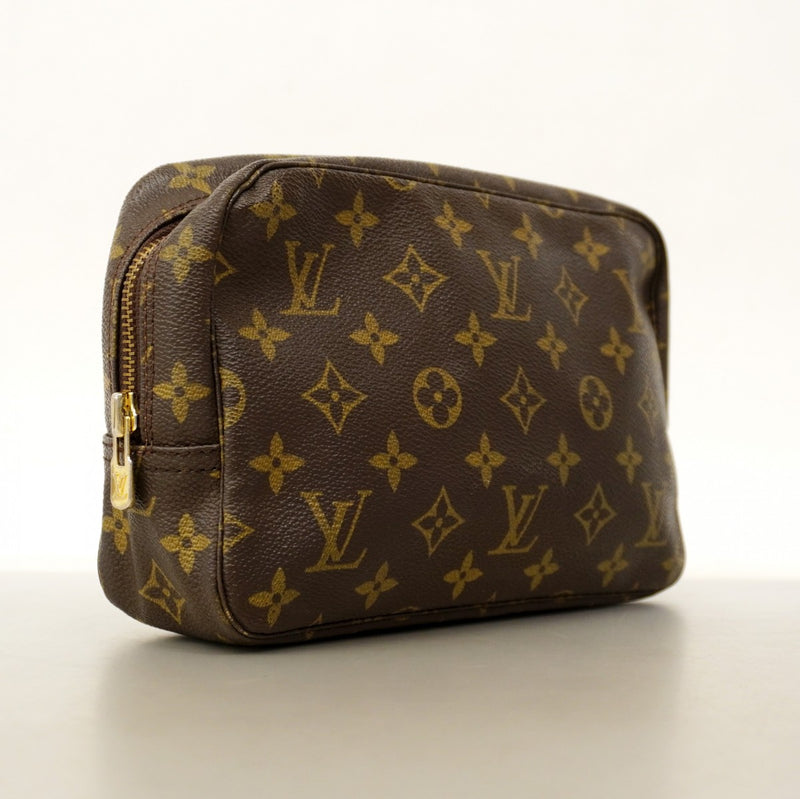 【6cb2281】ルイヴィトン ポーチ モノグラム トゥルーストワレット23 M47524 ブラウン【中古】レディース