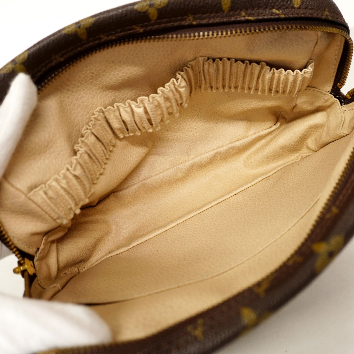 【6cb2281】ルイヴィトン ポーチ モノグラム トゥルーストワレット23 M47524 ブラウン【中古】レディース