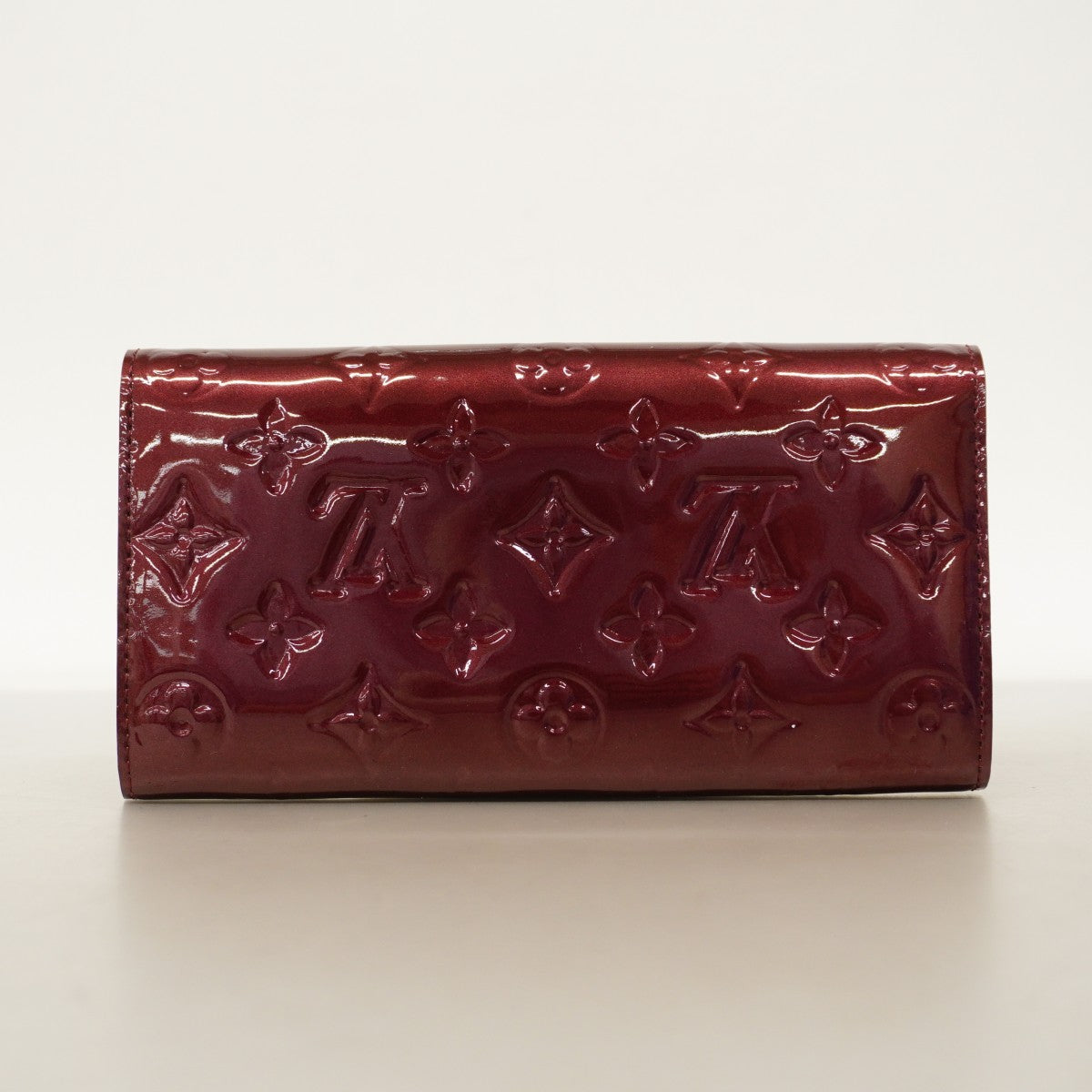 【6cb2282】ルイヴィトン 長財布 ヴェルニ ポルトフォイユサラ M91521 ルージュフォーヴィスト【中古】レディース