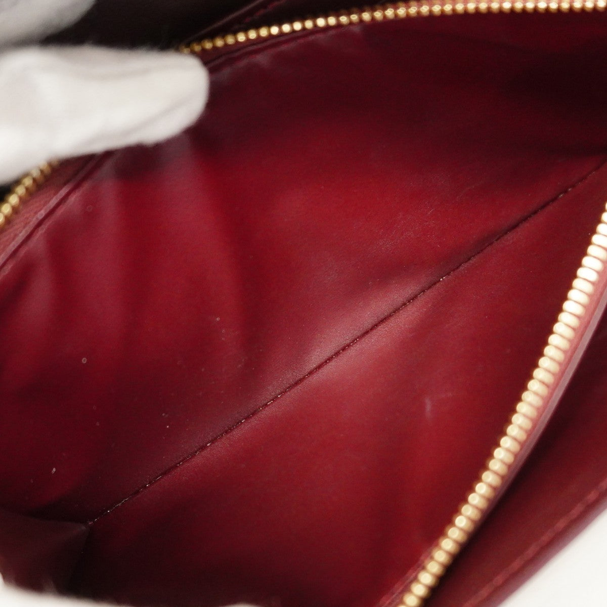 【6cb2282】ルイヴィトン 長財布 ヴェルニ ポルトフォイユサラ M91521 ルージュフォーヴィスト【中古】レディース