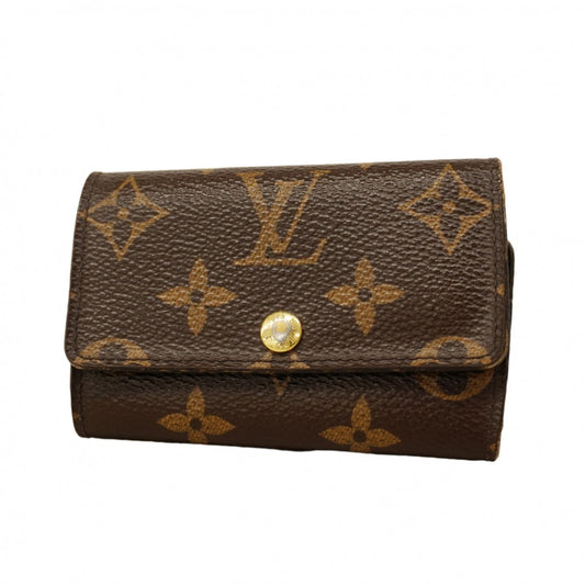 【6cb2283】ルイヴィトン キーケース モノグラム ミュルティクレ6 M62630 ブラウン【中古】メンズ レディース ユニセックス