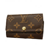 【6cb2283】ルイヴィトン キーケース モノグラム ミュルティクレ6 M62630 ブラウン【中古】メンズ レディース ユニセックス