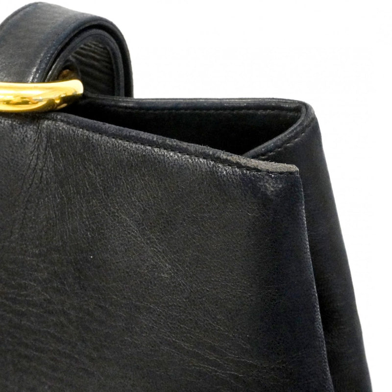 【6cb2287】シャネル ショルダーバッグ トリプルココ ラムスキン ブラック【中古】レディース