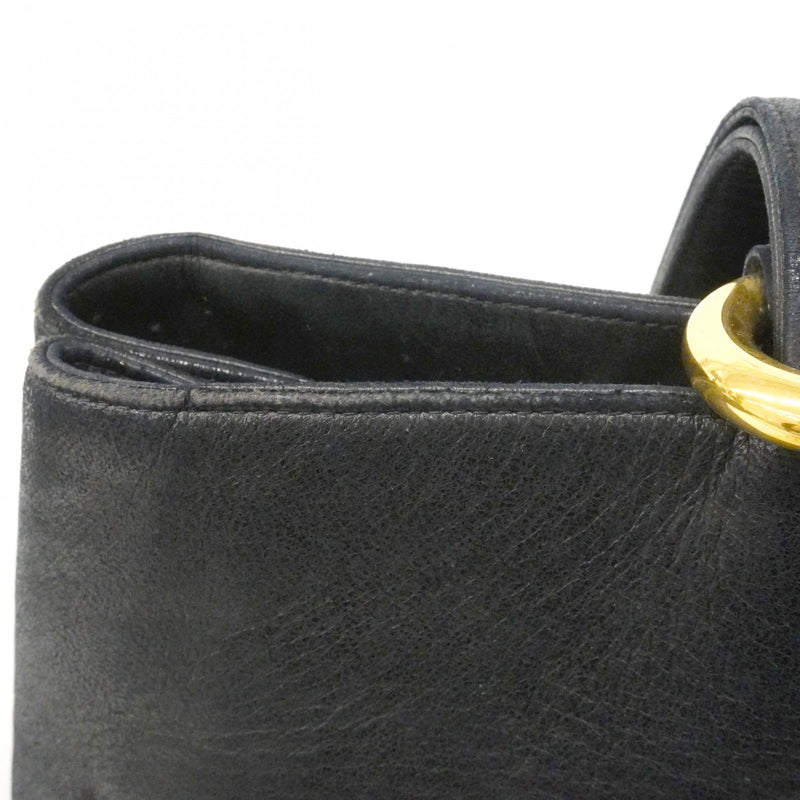 【6cb2287】シャネル ショルダーバッグ トリプルココ ラムスキン ブラック【中古】レディース