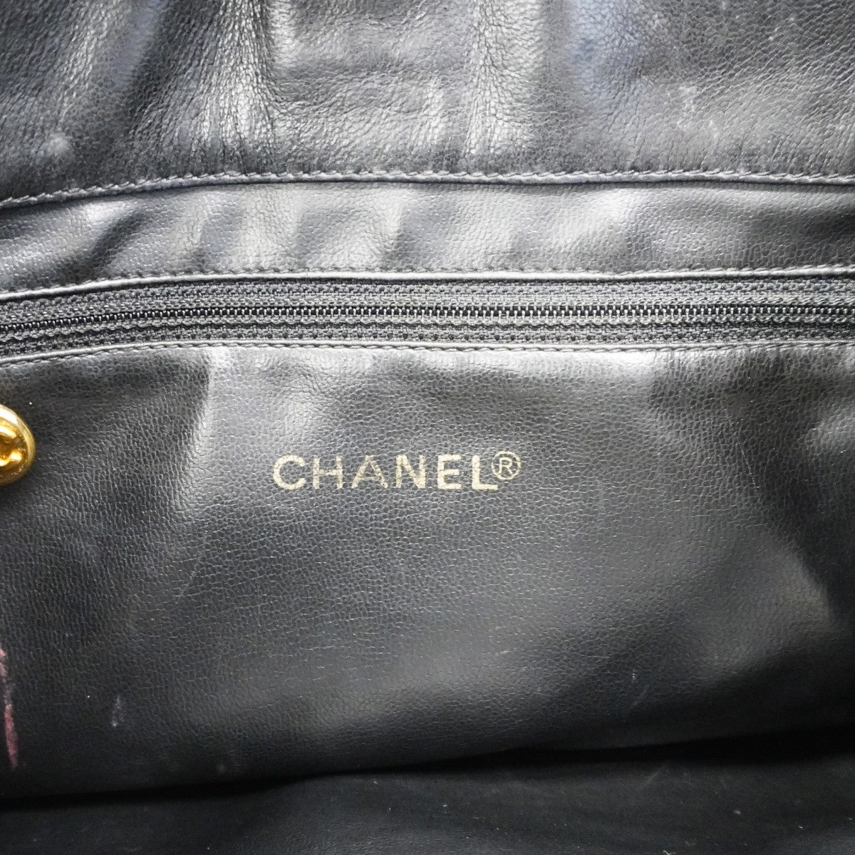【6cb2287】シャネル ショルダーバッグ トリプルココ ラムスキン ブラック【中古】レディース