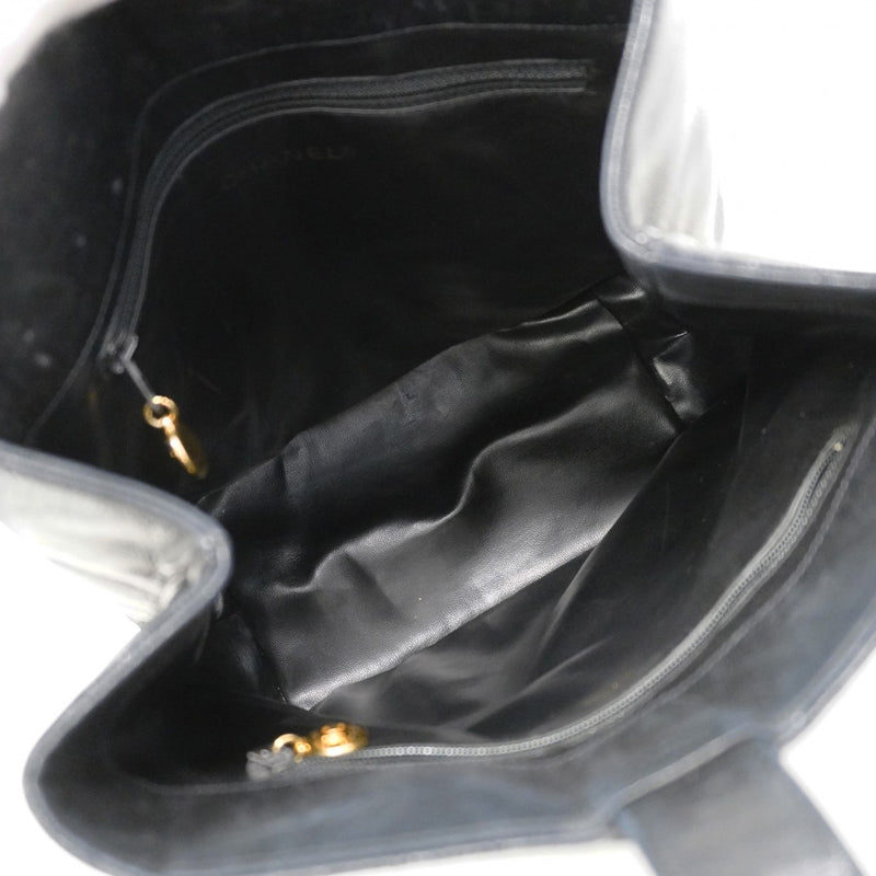 【6cb2287】シャネル ショルダーバッグ トリプルココ ラムスキン ブラック【中古】レディース