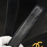 【6cb2287】シャネル ショルダーバッグ トリプルココ ラムスキン ブラック【中古】レディース