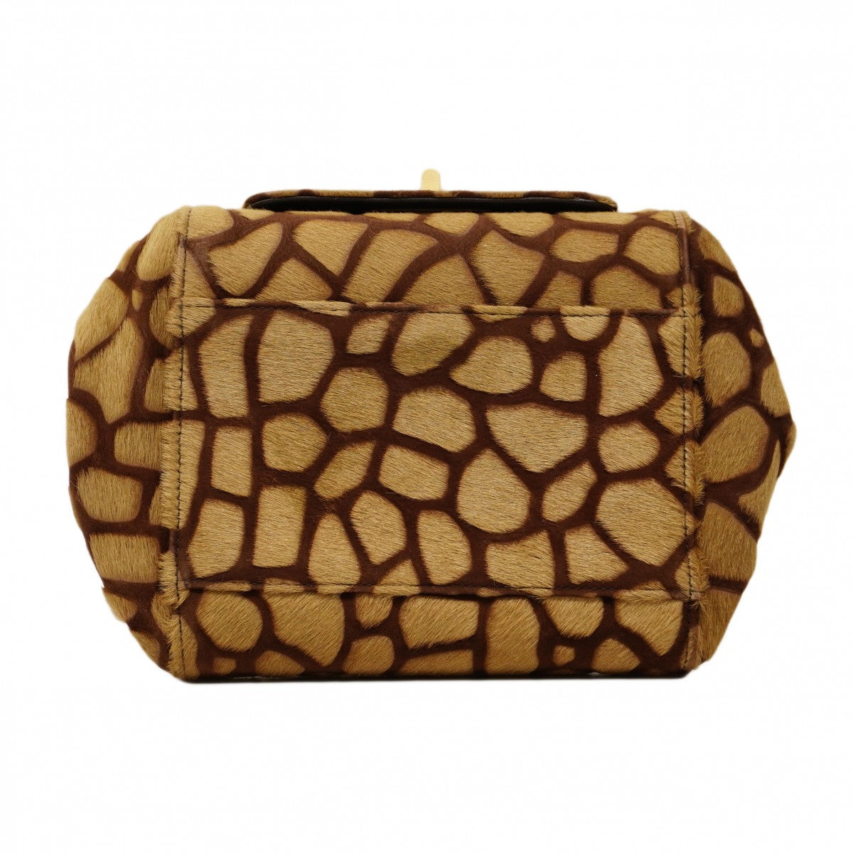 【6cb2300】シャネル ショルダーバッグ 2.55 ハラコ ブラウン ゴールド金具【中古】レディース